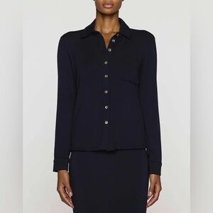 Bleusalt Classic Button Up Shirt in Black